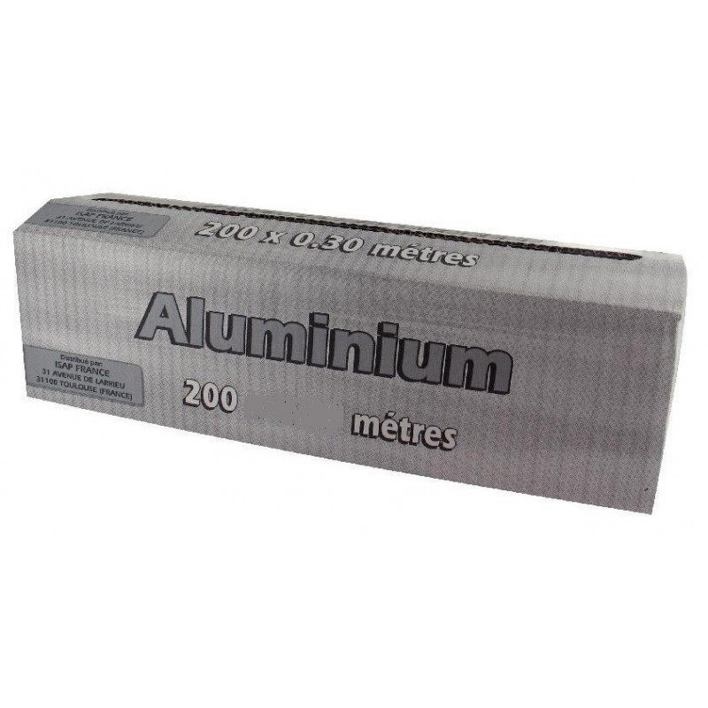 ALUMINUM 11μ with dispenser box 45 cm x 200 m - the roller