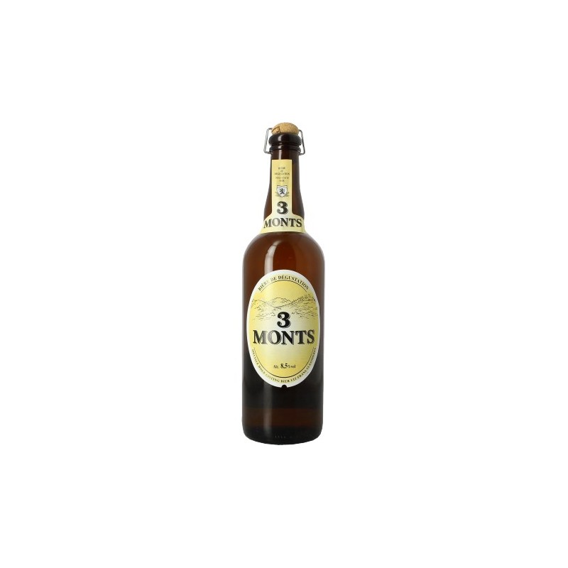 Bière 3 MONTS Blonde Française 8,5° 75 cl