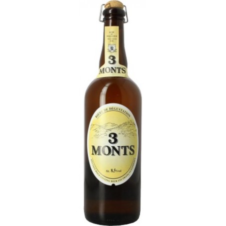 BEER 3 MONTS Blonde French 8.5 ° 75 cl