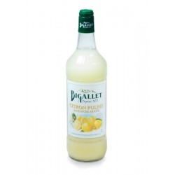 Lemon syrup Pulp Without sugar Bigallet 1 L