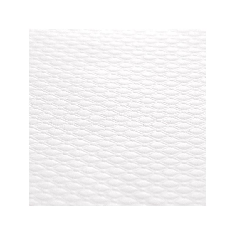 Weiße Tischdecke aus geprägtem Papier 80 x 120 cm - die 250