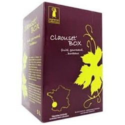 La Claouset' Box Vignoble Siozard BORDEAUX Vin Rouge AOP Fontaine à vin BIB 10 L