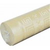 Ivory tablecloth in damask paper width 1.20 m - the roll of 25 m