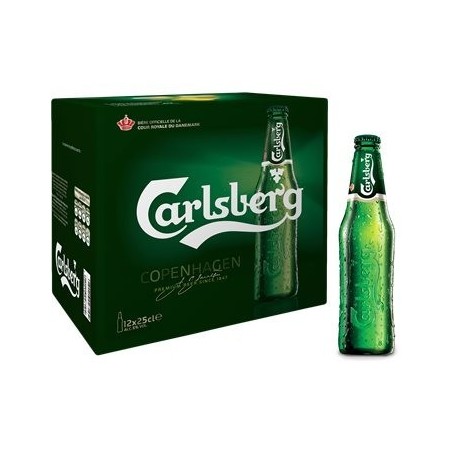CARLSBERG Blonde beer Denmark 5 ° 25 cl