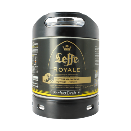 Beer LEFFE ROYALE Ambrée Belge 7.5 ° barrel 6 L for Philips Perfect Draft machine (7.10 EUR set included in the price)