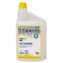 ACTIVERRE CHLORINATED GLASS WASHER Degreaser & Anti-limescale - 1 L bottle