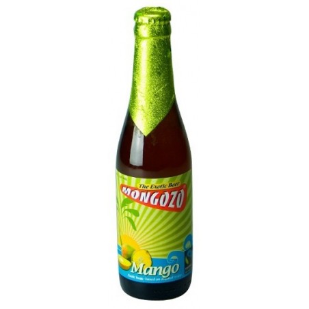 Bière MONGOZO Blanche à la Mangue Belge 3.6° 33 cl