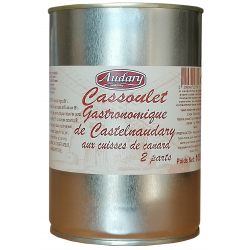 CASSOULET DE CASTELNAUDARY con confit di anatra gourmet - Scatola da 1050 g