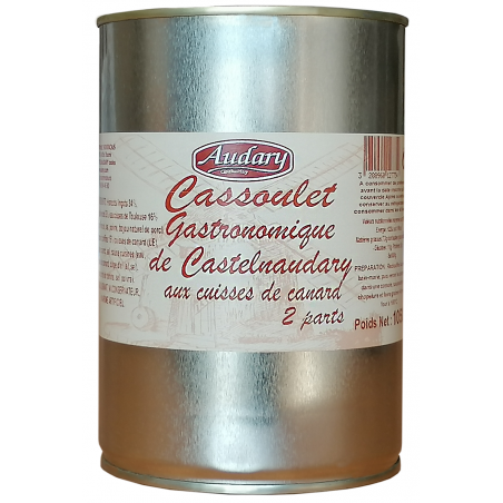 CASSOULET DE CASTELNAUDARY con confit de pato gourmet - Caja 1050 g