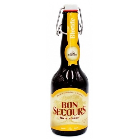 Bière BON SECOURS Blonde Belge 8° 33 cl