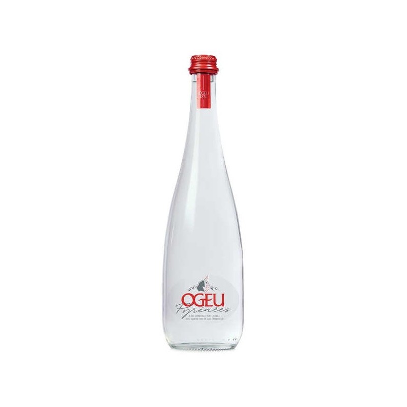 OGEU Botella Cristal Agua Mineral Espumosa 75 cl