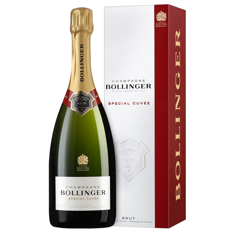Bollinger CHAMPAGNE Special Cuvée Raw white wine 75 cl with its case