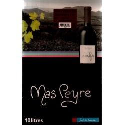 Mas Peyre COTES OF THE ROUSSILLON Vino tinto AOC Fuente de vino BIB 10 L orgánico