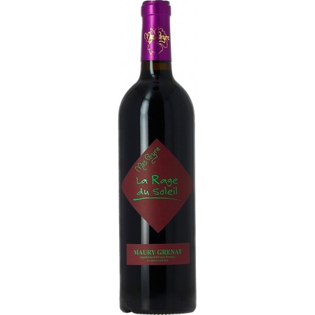 The Rage of the Sun Mas Peyre MAURY Natural Sweet Red Wine PDO 75 cl organic