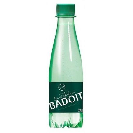 Agua BADOIT PET botella de plástico 33 cl