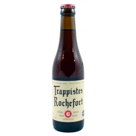 Bier Rochefort 6 rotbraune Belgian 7,5º 33 cl