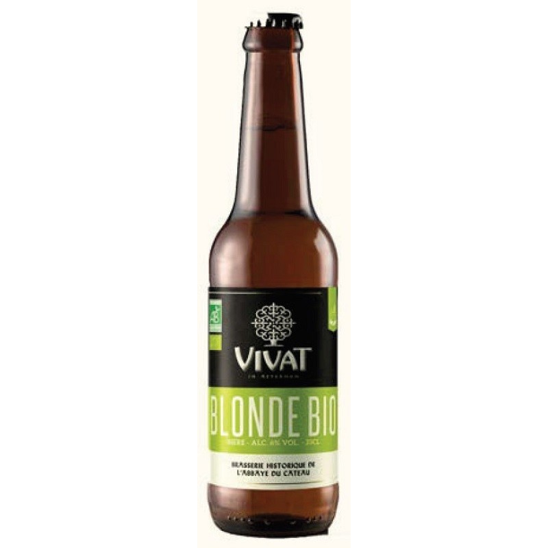 Beer VIVAT BIO Blond French 6° 33 cl
