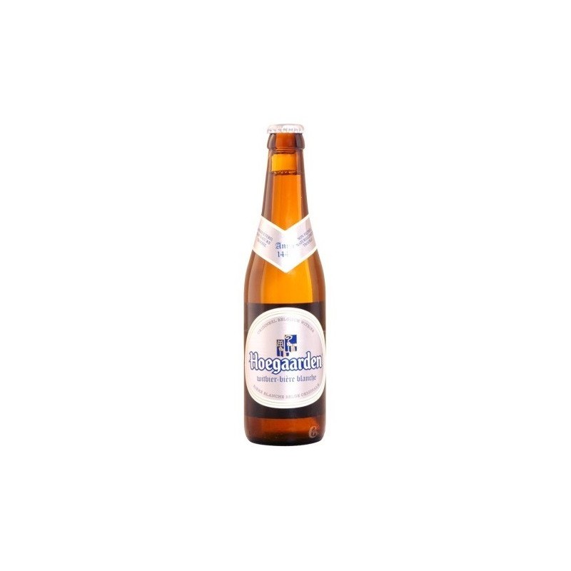 Bier HOEGAARDEN Weiß belgischer 4,9 ° - der Fall von 24 Flaschen 33 cl (4,20 EUR Kaution im Preis inbegriffen)