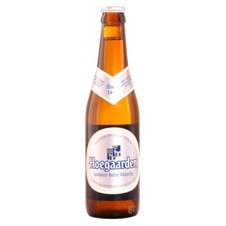 Bière HOEGAARDEN Blanche Belge 4.9° - la caisse de 24 bouteilles 33 cl (4.20 EUR de consigne comprise dans le prix)