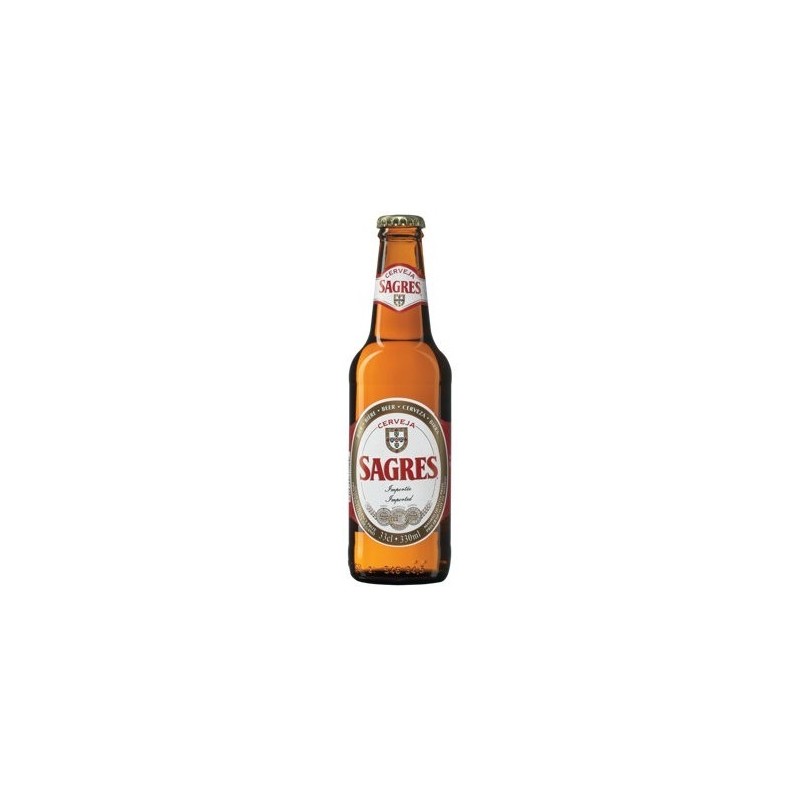 Lager Bier Sagres Portugal 5 33 cl