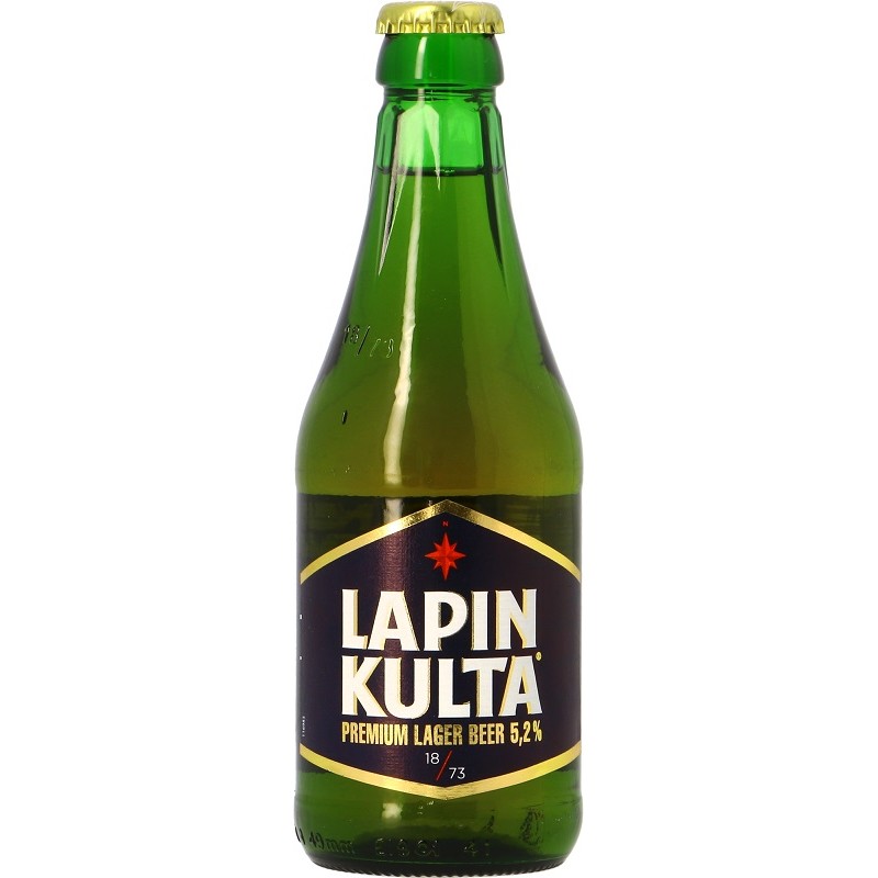Bier LAPIN KULTA Lager Finnland 5.2 ° 31.5 cl