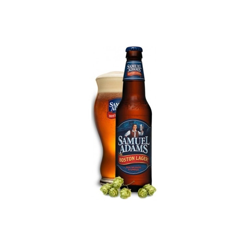 Bière SAMUEL ADAMS BOSTON LAGER Ambrée USA/Massachussets 4.8° 33 cl