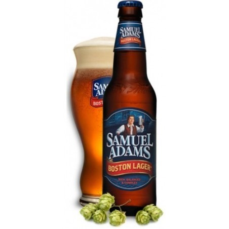 Birra SAMUEL ADAMS BOSTON LAGER Ambra USA / Massachusetts 4,8 ° 33 cl
