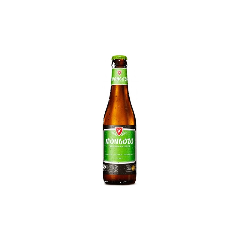 MONGOZO Pilsner beer Belgian Blonde GLUTEN FREE 5 ° 33 cl