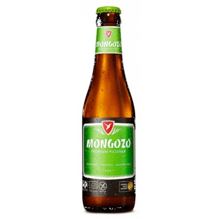 Cerveza MONGOZO Pilsner Rubia Belga SIN GLUTEN 5 ° 33 cl