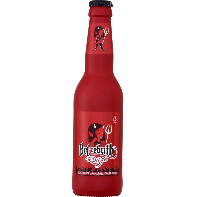 Cerveza de frutos rojos BELZEBUTH Rubio Francés 8.5 ° 33 cl