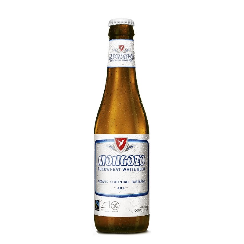 MONGOZO Weißes belgisches Bier GLUTENFREI 4,8 ° 33 cl
