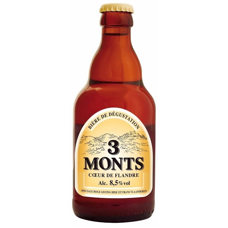 Birra di 3 MONTS Blonde France 8.5 ° 33 cl