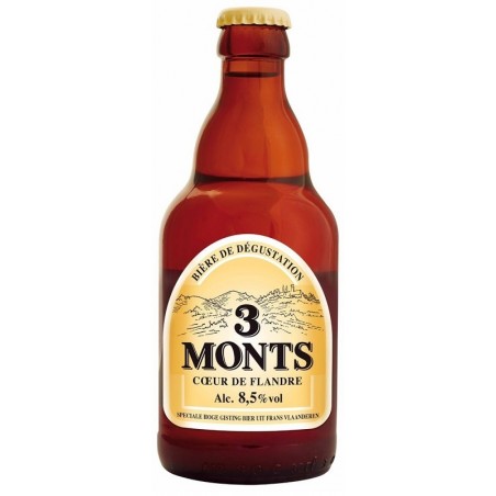 Beer of 3 MONTS Blonde France 8.5 ° 33 cl