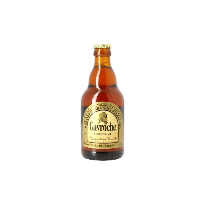 Birra ambrata GAVROCHE Francia 8,5 33 cl