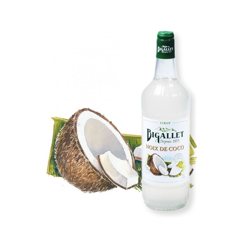 Coconut syrup Bigallet 1 L