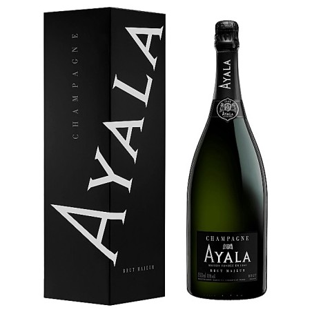 Ayala CHAMPAGNE Brut Majeur White AOP magnum 150 cl with its case