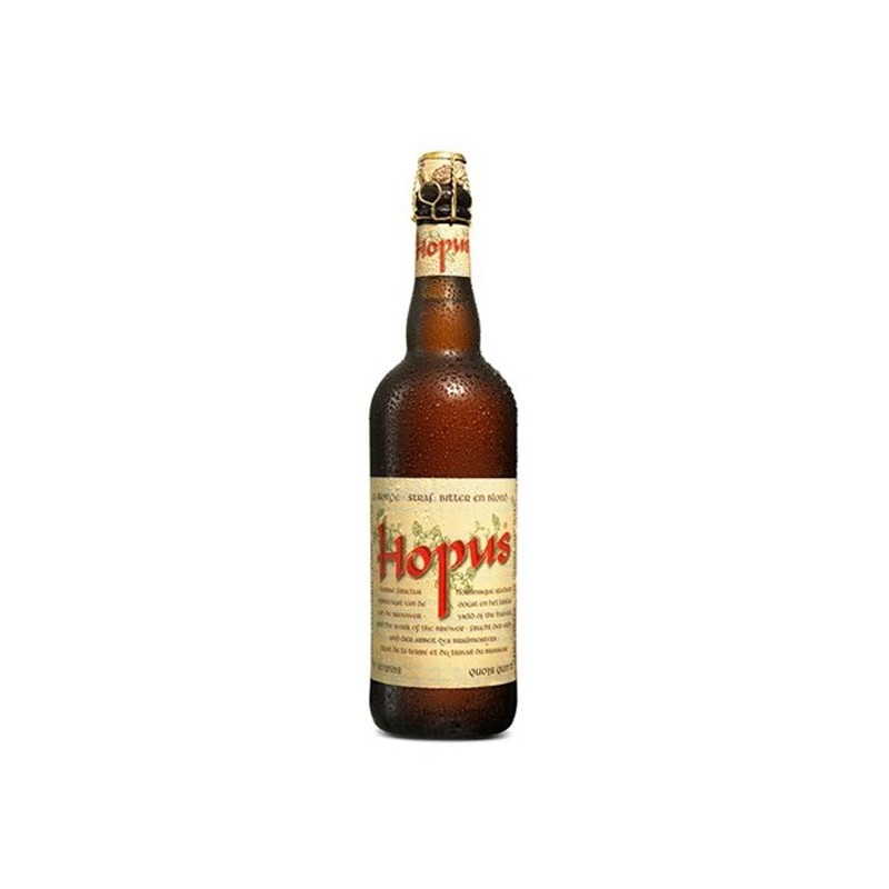 Cerveza belga rubia HOPUS 8.3° 75 cl