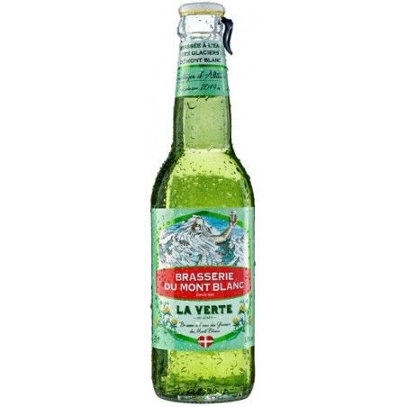MONT BLANC GENEPI La Verte Blondes französisches Bier 5,9 ° 33 cl