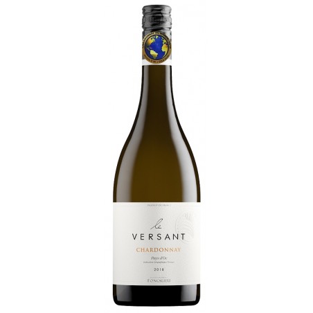 Le Versant Chardonnay PAYS D'OC Vin Blanc IGP 75 cl