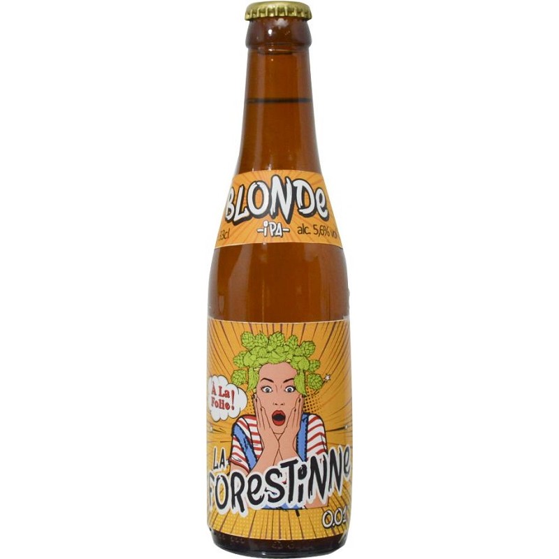 FORESTINNE Blonde Belgian IPA beer 5.6 ° 33 cl