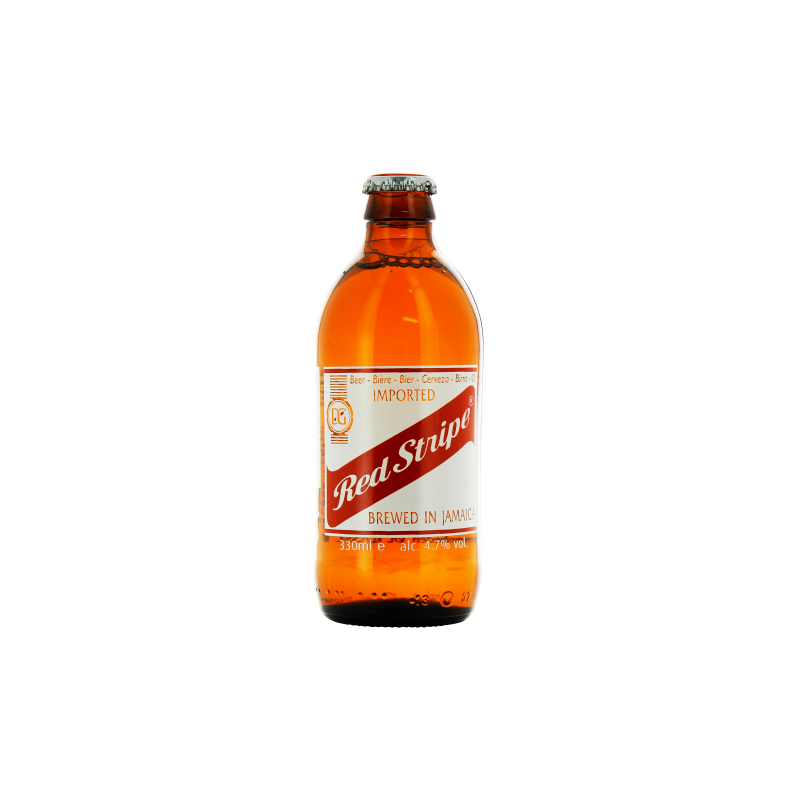 ROTER STREIFEN Blondes jamaikanisches Bier 4,7 ° 33 cl