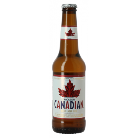 MOLSON CANADIAN Blond Canadian beer 4° 33 cl