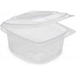 TRAY Polypropylene with retractable lid Microwaveable 1050 cc - the 50