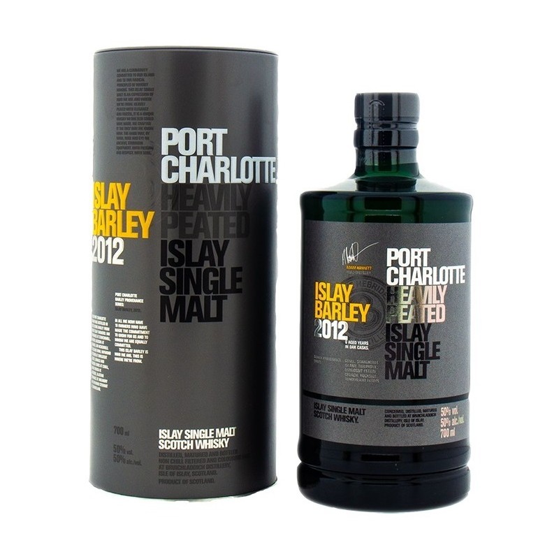 WHISKEY Port Charlotte pesantemente imbottigliata 2013 Peated Islay 50 ° 70 cl