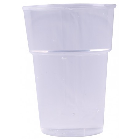 Cerveza de plástico transparente reutilizable CUP 25 cl / 33 cl - el 50
