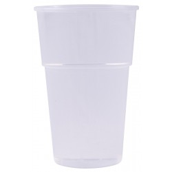 Cerveza de plástico transparente reutilizable CUP 40 cl / 50 cl / 63 cl - the 25