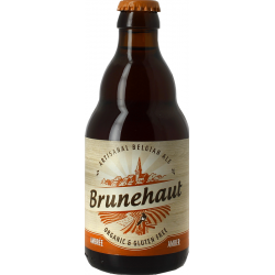Birra ambrata belga BIO BRUNEHAUT SENZA GLUTINE 6,5 ° 33 cl