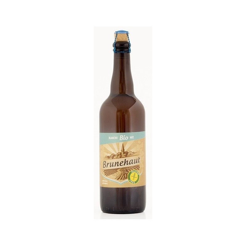 BIO BRUNEHAUT GLUTEN FREE White Belgian beer 5 ° 75 cl