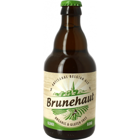 Bière BIO BRUNEHAUT SANS GLUTEN Blonde Belge 6,5° 33 cl