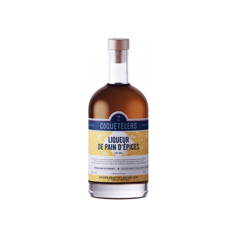 LIQUEUR Gingerbread Coquetelers French 18 ° 70 cl